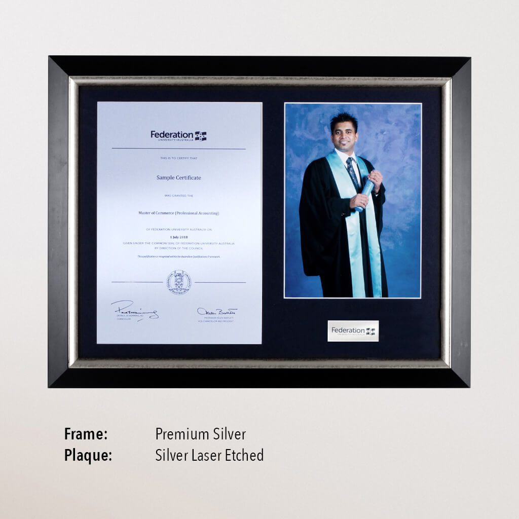 Frame with deals plaque